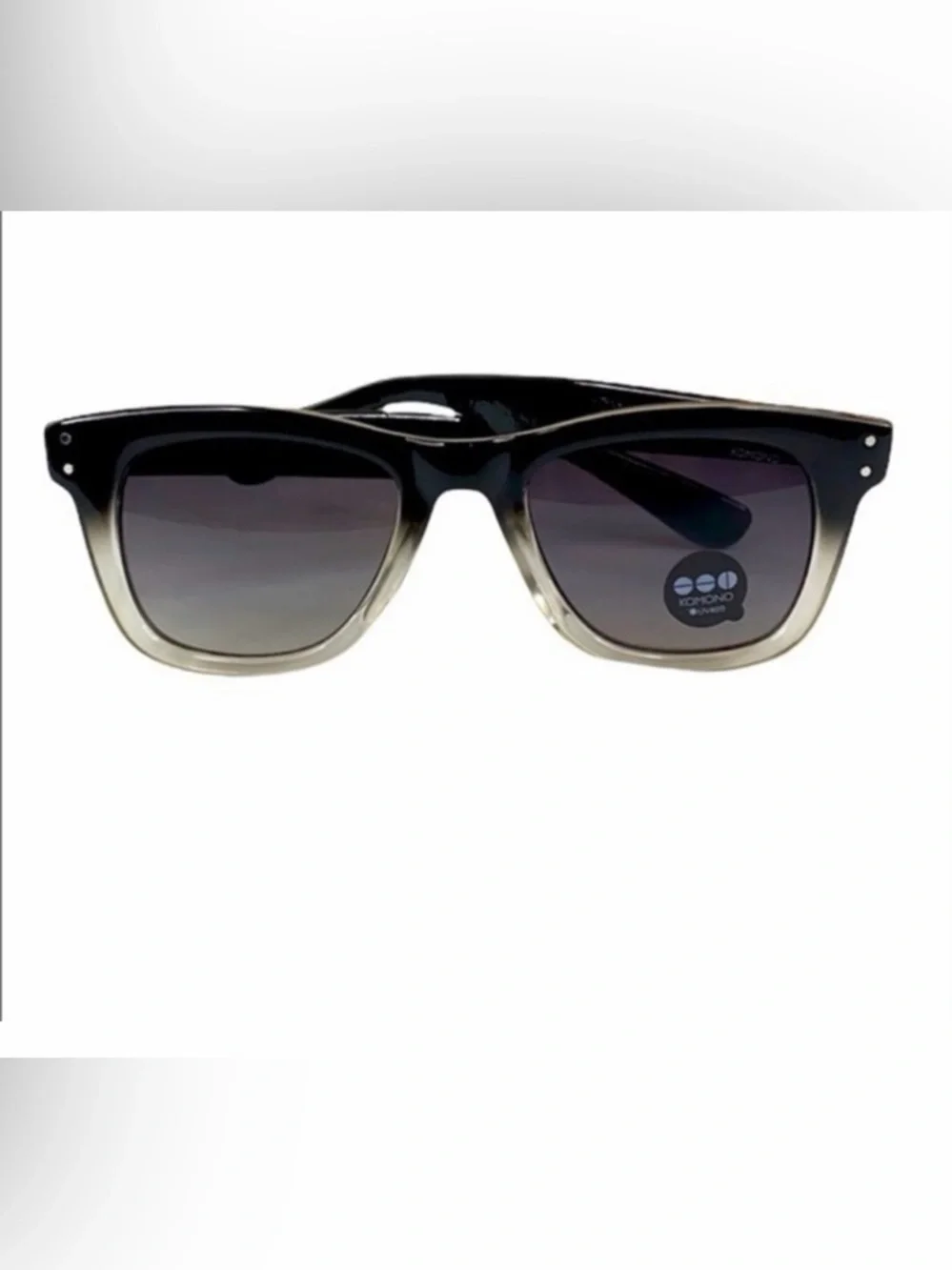KOMONO Allen Paisley Sunglasses NEW black gray ombré